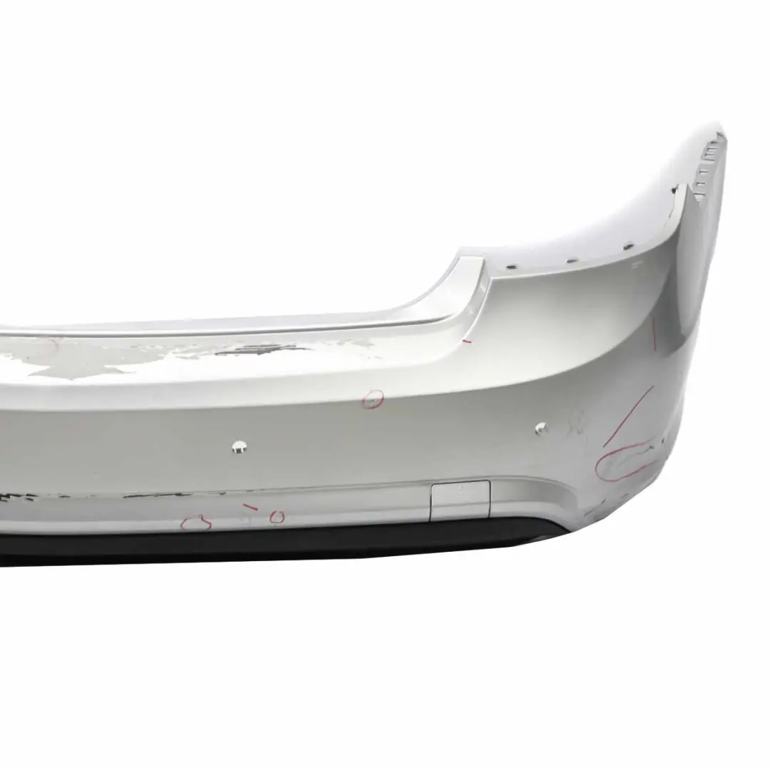 W207 Rear Bumper Trim Panel Covering Sport Iridium Silver - 775 to Mercedes with Part number A2078803647 Mercedes W207 Rear Bumper Trim Panel Covering Sport Iridium Silver - 775 - SKU A2078803647-IRS1 - Part number A2078803647