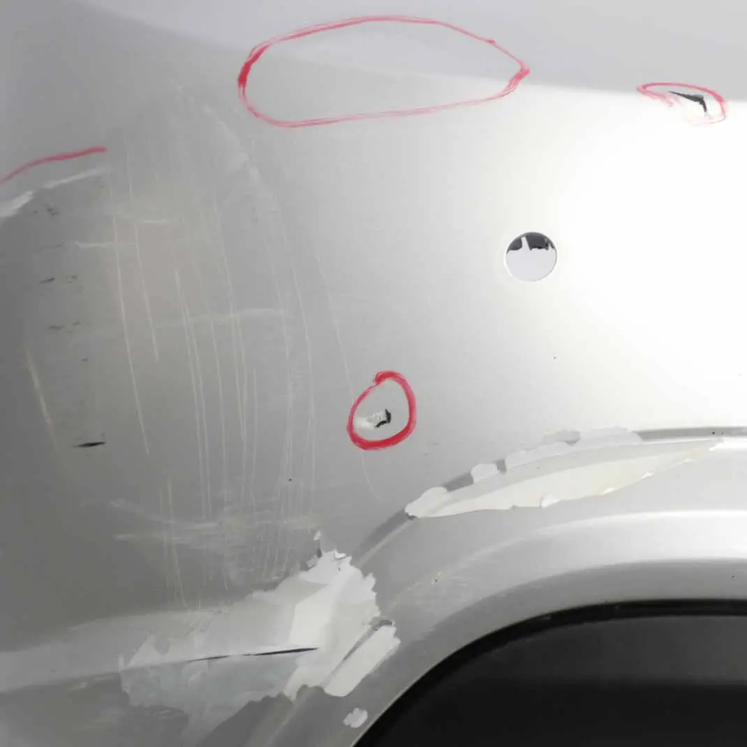 W207 Rear Bumper Trim Panel Covering Sport Iridium Silver - 775 to Mercedes with Part number A2078803647 Mercedes W207 Rear Bumper Trim Panel Covering Sport Iridium Silver - 775 - SKU A2078803647-IRS1 - Part number A2078803647