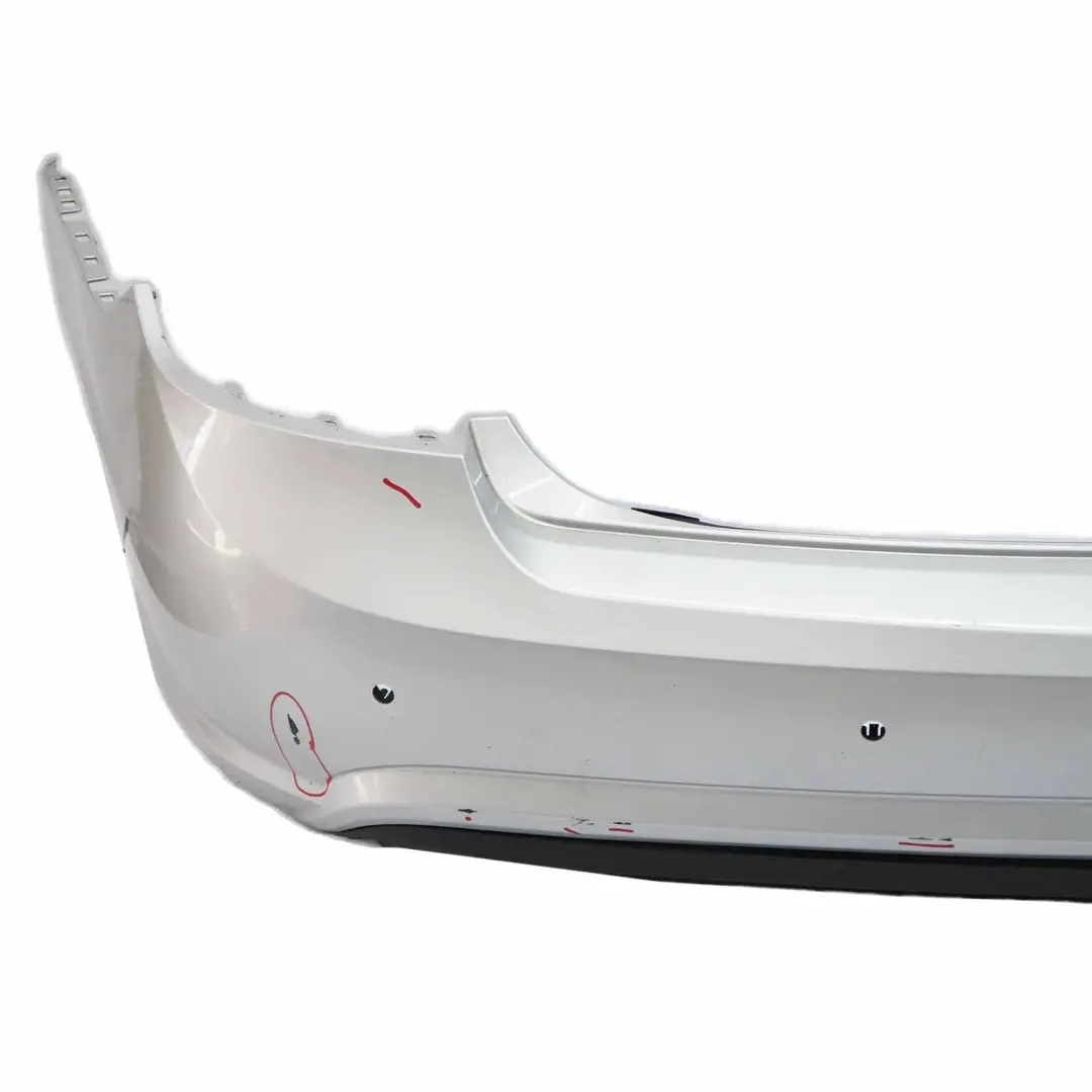 W207 Rear Bumper Trim Panel Covering Sport Iridium Silver - 775 to Mercedes with Part number A2078803647 Mercedes W207 Rear Bumper Trim Panel Covering Sport Iridium Silver - 775 - SKU A2078803647-IRS - Part number A2078803647