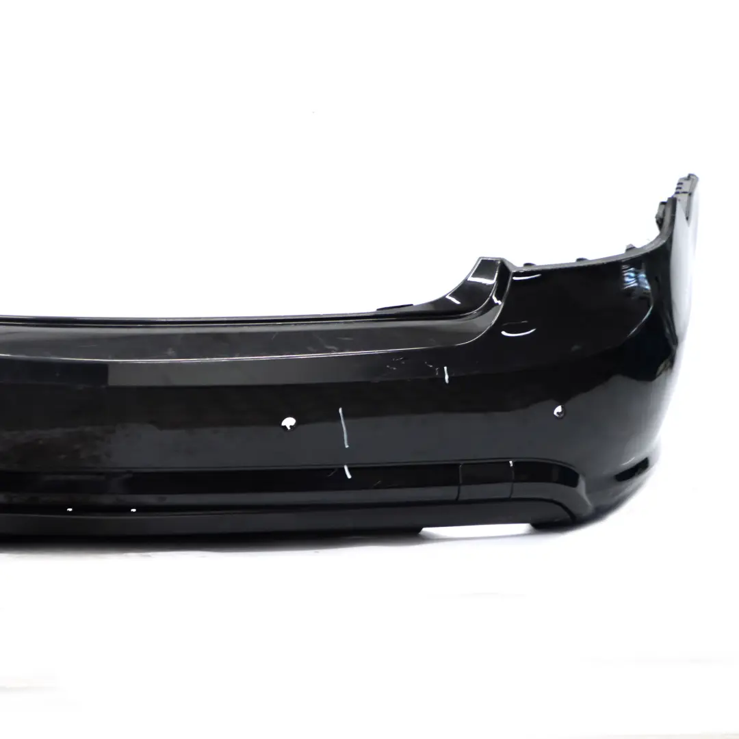 W207 Rear Bumper Trim Panel Covering Obsidian Black Metallic - 197 to Mercedes with Part number A2078803647 Mercedes W207 Rear Bumper Trim Panel Covering Obsidian Black Metallic - 197 - SKU A2078803647-OB1 - Part number A2078803647