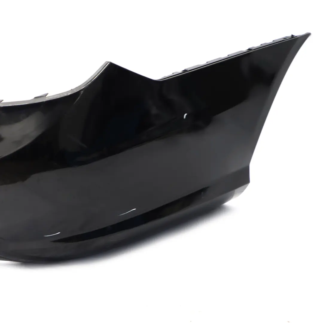 W207 Rear Bumper Trim Panel Covering Obsidian Black Metallic - 197 to Mercedes with Part number A2078803647 Mercedes W207 Rear Bumper Trim Panel Covering Obsidian Black Metallic - 197 - SKU A2078803647-OB1 - Part number A2078803647