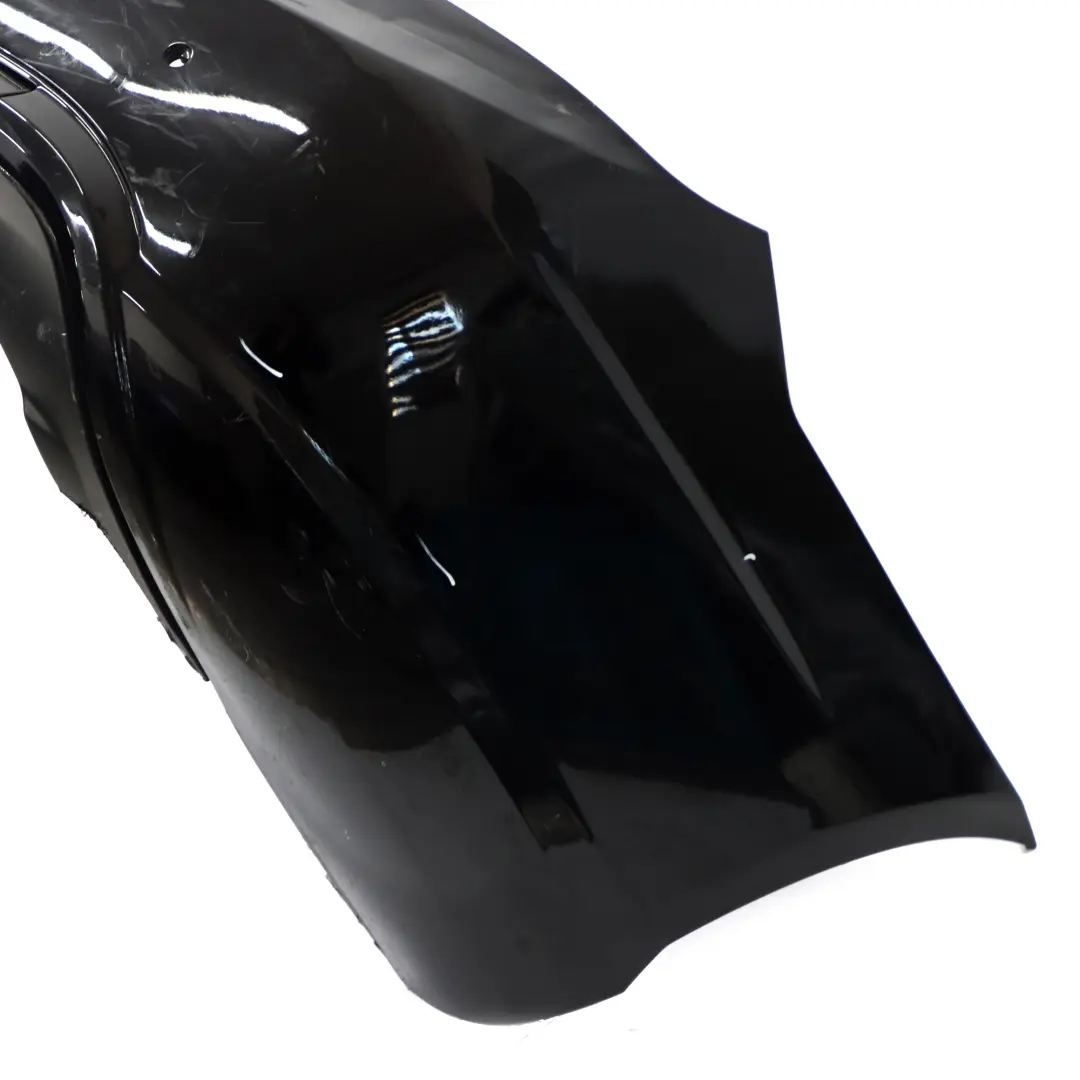 W207 Rear Bumper Trim Panel Covering Obsidian Black Metallic - 197 to Mercedes with Part number A2078803647 Mercedes W207 Rear Bumper Trim Panel Covering Obsidian Black Metallic - 197 - SKU A2078803647-OB1 - Part number A2078803647