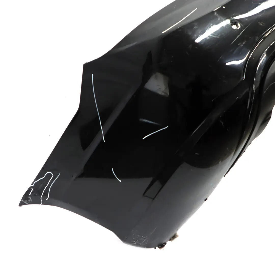 W207 Rear Bumper Trim Panel Covering Obsidian Black Metallic - 197 to Mercedes with Part number A2078803647 Mercedes W207 Rear Bumper Trim Panel Covering Obsidian Black Metallic - 197 - SKU A2078803647-OB - Part number A2078803647