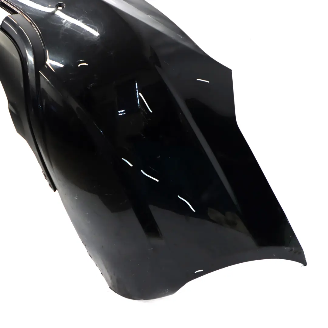 Mercedes W207 Rear Bumper Trim Panel Covering Obsidian Black Metallic - 197 - SKU A2078803647-OB - Part number A2078803647