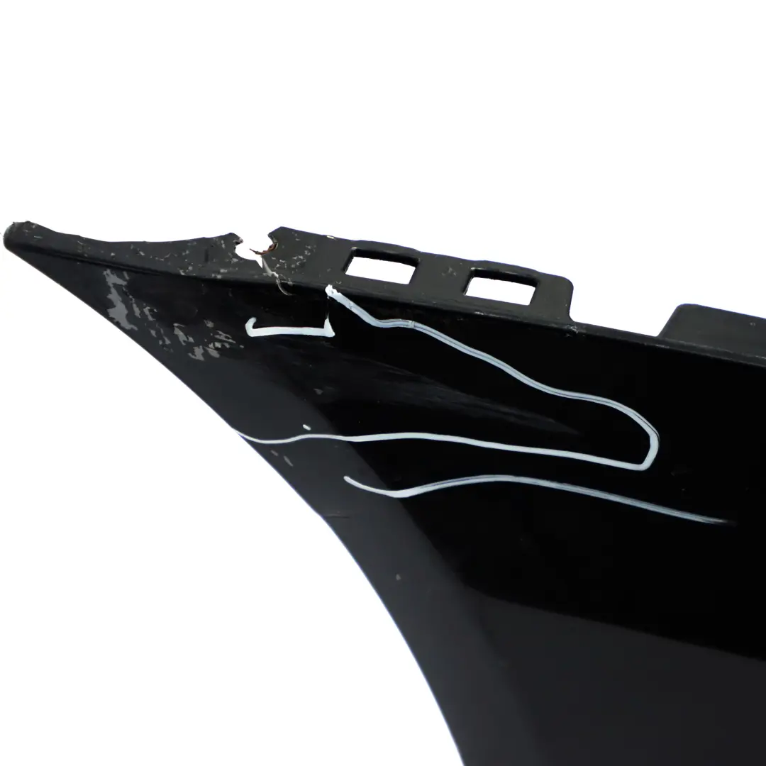 Mercedes W207 Rear Bumper Trim Panel Covering Obsidian Black Metallic - 197 - SKU A2078803647-OB - Part number A2078803647