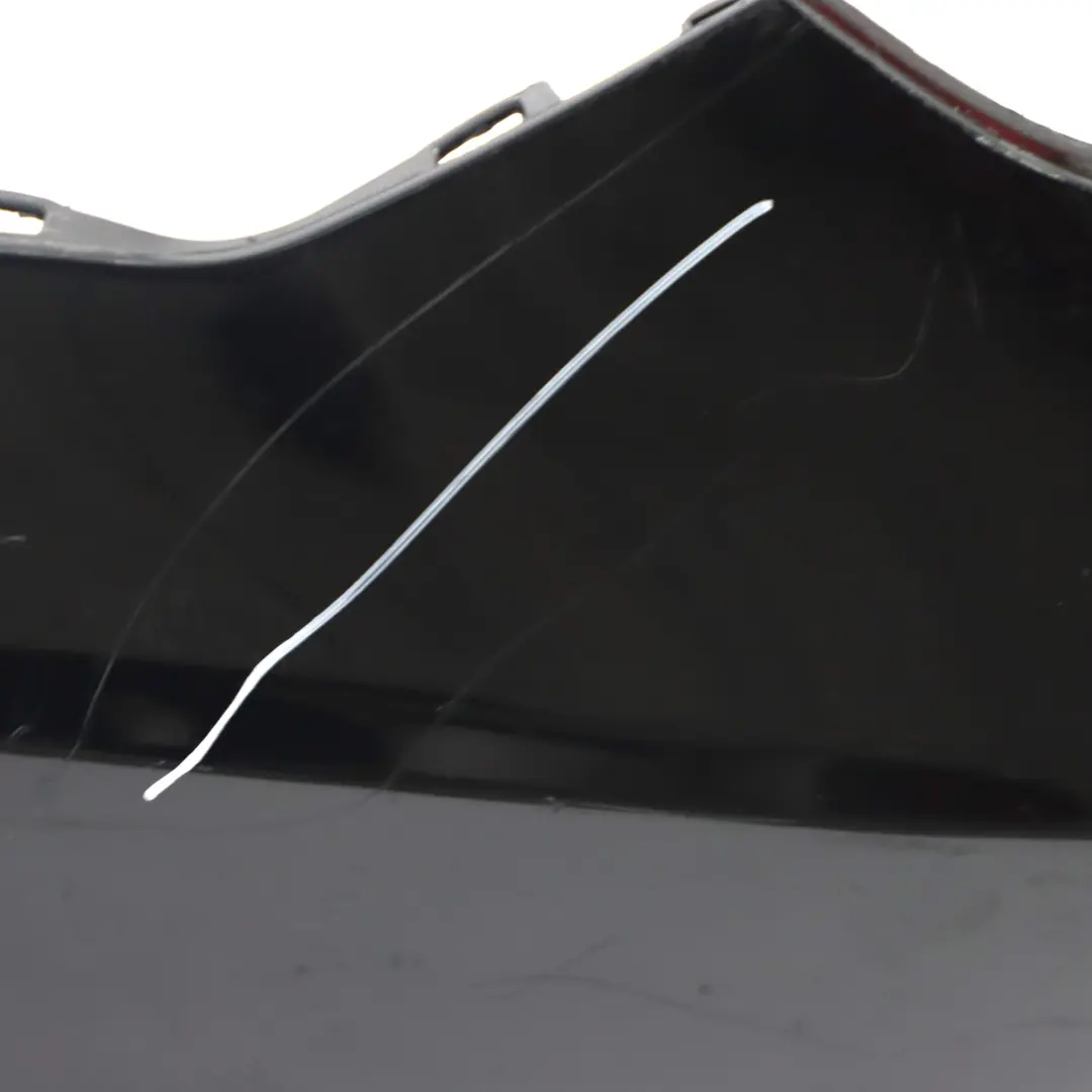 W207 Rear Bumper Trim Panel Covering Obsidian Black Metallic - 197 to Mercedes with Part number A2078803647 Mercedes W207 Rear Bumper Trim Panel Covering Obsidian Black Metallic - 197 - SKU A2078803647-OB - Part number A2078803647