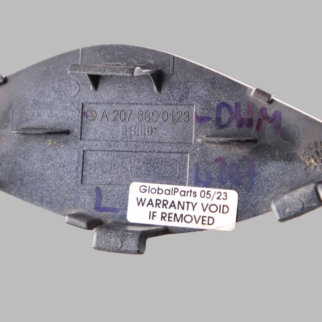 Mercedes W207 Paraurti Gancio Traino Coperchio Diamante Bianco 799 - SKU A2078850123-DWM - Numero di parte A2078850123