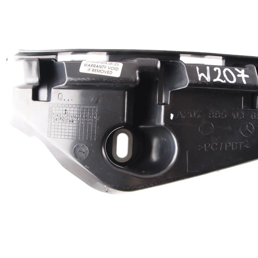 Mercedes W204 Zierleiste Für Hintere Stoßstangenhalterung Links A2048800503 - SKU A2078850365 - Teilenummer A2078850365