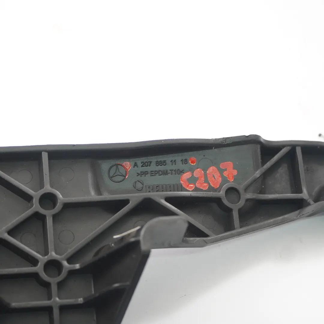 Front Bumper Trim Reinforcement Bracket Left N/S to Mercedes C207 AMG with Part number A2078851116 Mercedes C207 AMG Front Bumper Trim Reinforcement Bracket Left N/S - SKU A2078851116 - Part number A2078851116