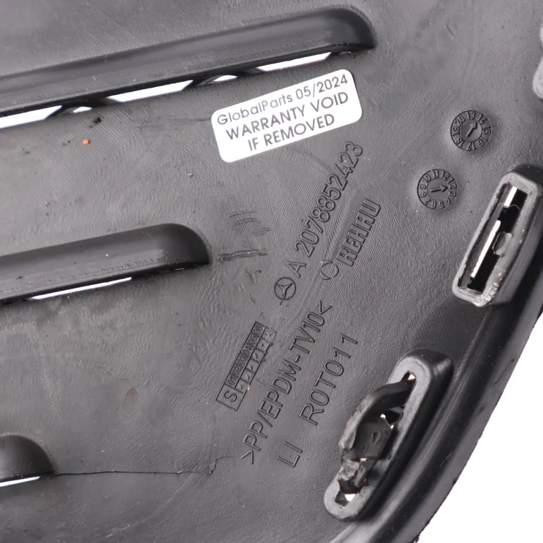 Mercedes C207 Bumper Grill Cover Front Left N/S - SKU A2078852423 - Part number A2078852423