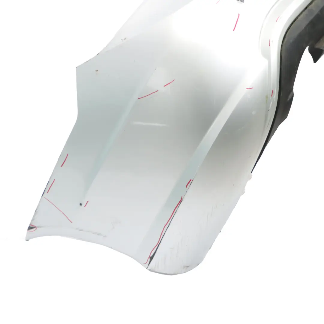 Mercedes C207 Coupe A207 Cabrio AMG Sport Rear Bumper Iridium Bright Silver - SKU A2078858125-IRS - Part number A2078858125