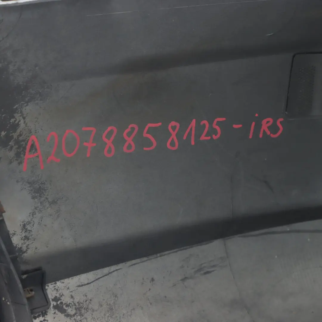 Bumper Iridium Bright Silver to Mercedes C207 Coupe A207 Cabrio AMG Sport Rear with Part number A2078858125 Mercedes C207 Coupe A207 Cabrio AMG Sport Rear Bumper Iridium Bright Silver - SKU A2078858125-IRS - Part number A2078858125