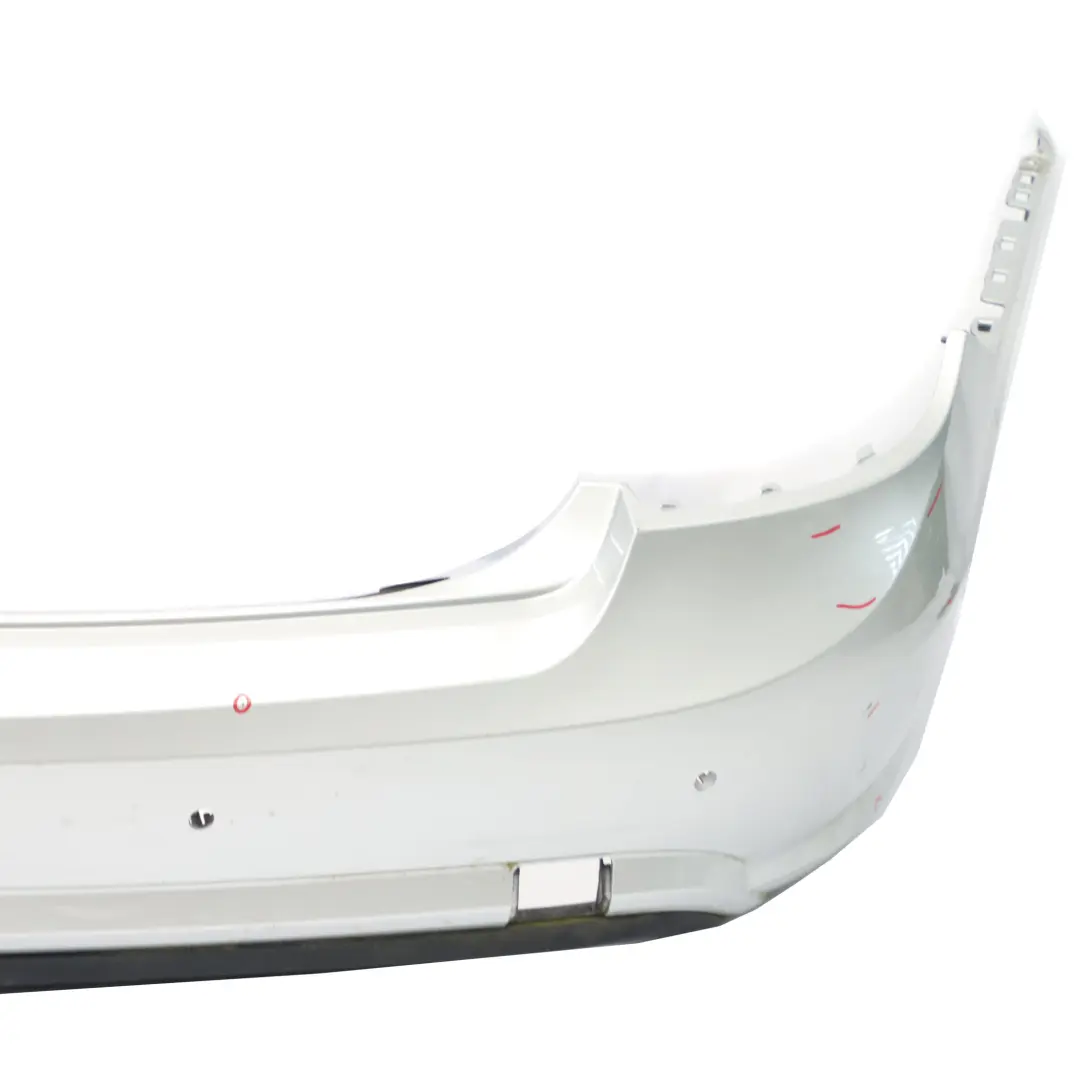 Mercedes C207 Coupe A207 Cabrio AMG Sport Rear Bumper Iridium Bright Silver - SKU A2078858125-IRS - Part number A2078858125