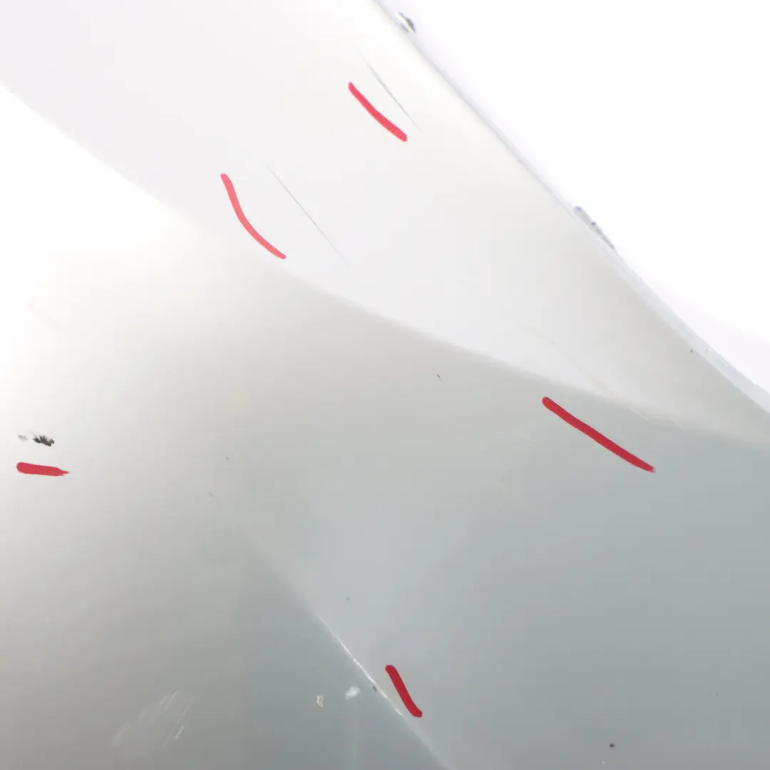 Mercedes C207 Coupe A207 Cabrio AMG Sport Rear Bumper Iridium Bright Silver - SKU A2078858125-IRS - Part number A2078858125
