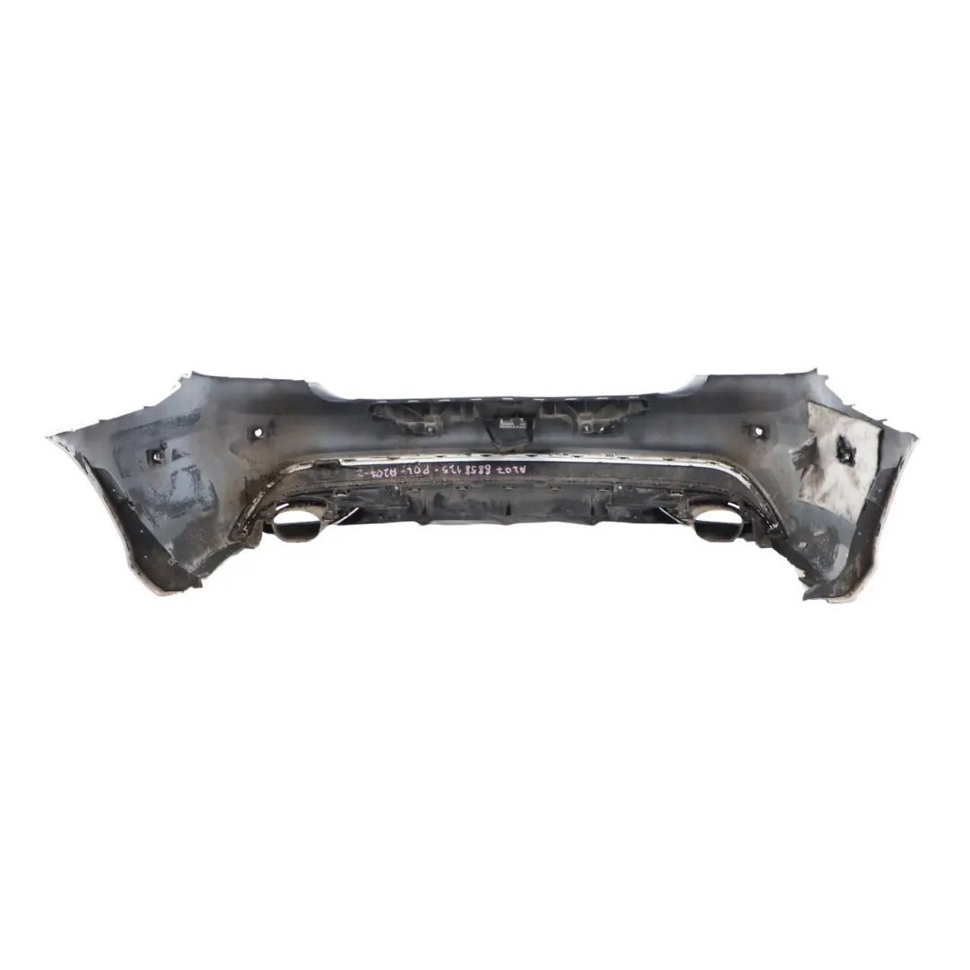 Mercedes C207 Coupe A207 Cabrio AMG Sport Rear Bumper Polar White - 149 - SKU A2078858125-POL - Part number A2078858125
