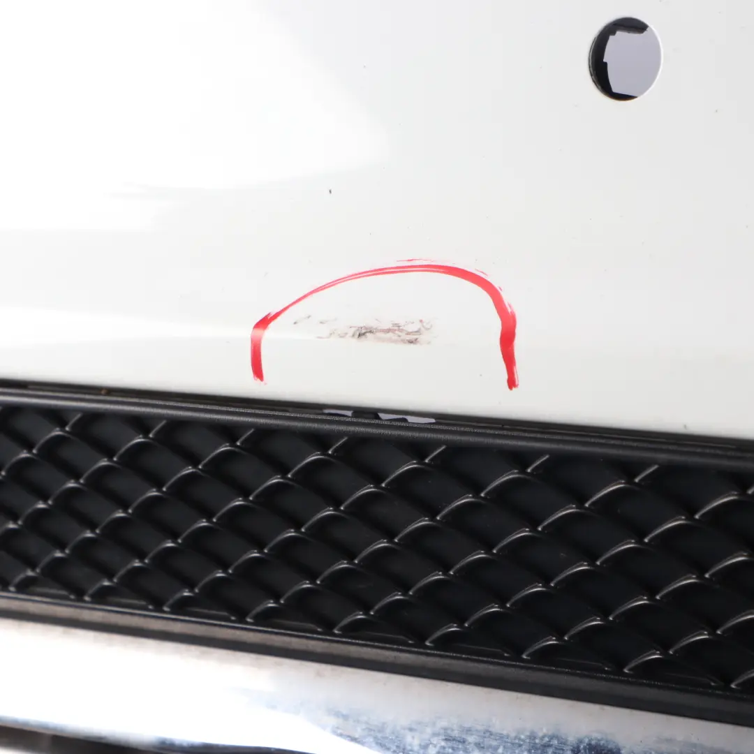 Mercedes C207 Coupe A207 Cabrio AMG Sport Rear Bumper Polar White - 149 - SKU A2078858125-POL - Part number A2078858125