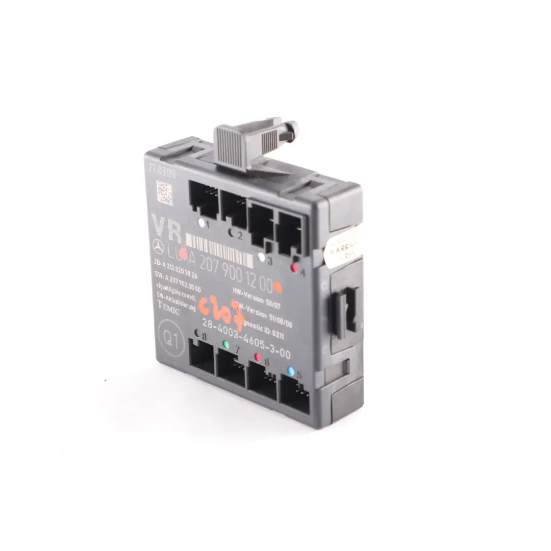  Door Module Mercedes C207 W207 Front Right O/S Control Unit ECU - SKU A2079001200 - Part number A2079001200