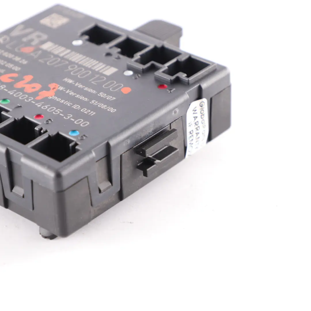 W207 Moduł Sterownik Drzwi Prawy Przód ECU do Mercedes C207 o numerze A2079001200 Mercedes C207 W207 Moduł Sterownik Drzwi Prawy Przód ECU - SKU A2079001200 - Numer Części A2079001200