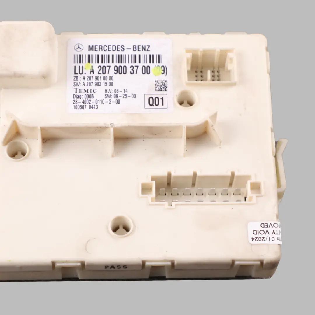 Module de porte arrière gauche Unité de contrôle ECU pour Mercedes C207 à propos du numéro de pièce A2079003700 Mercedes C207 Module de porte arrière gauche Unité de contrôle ECU - SKU A2079003700 - Numéro de pièce A2079003700