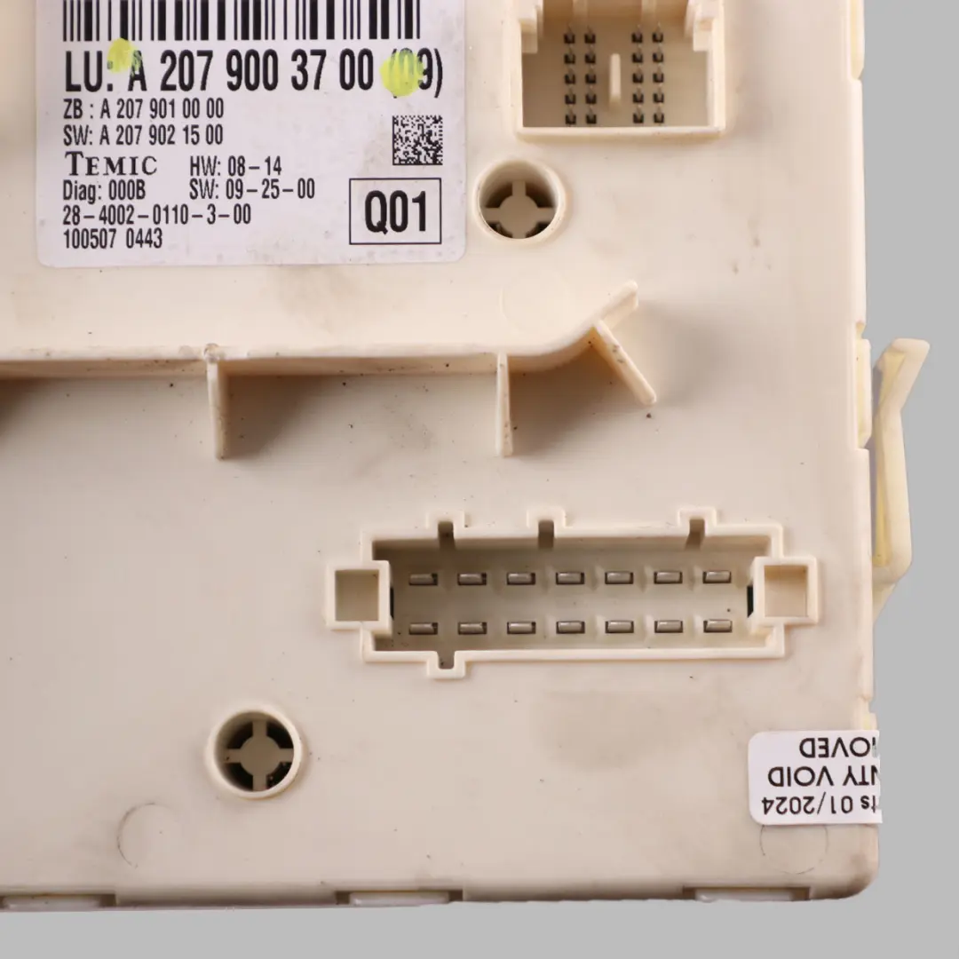 Módulo de puerta trasera izquierda Unidad Control ECU para Mercedes C207 con número de pieza A2079003700 Mercedes C207 Módulo de puerta trasera izquierda Unidad Control ECU - SKU A2079003700 - Número de pieza A2079003700