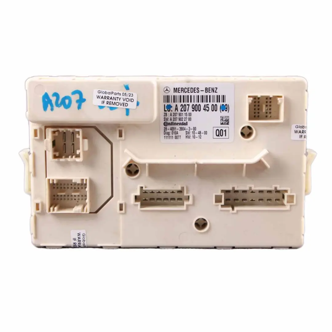 W207 A207 Modulo Tetto Apribile Unità Di Controllo per Mercedes con numero di parte A2079004500 Mercedes W207 A207 Modulo Tetto Apribile Unità Di Controllo - SKU A2079004500 - Numero di parte A2079004500