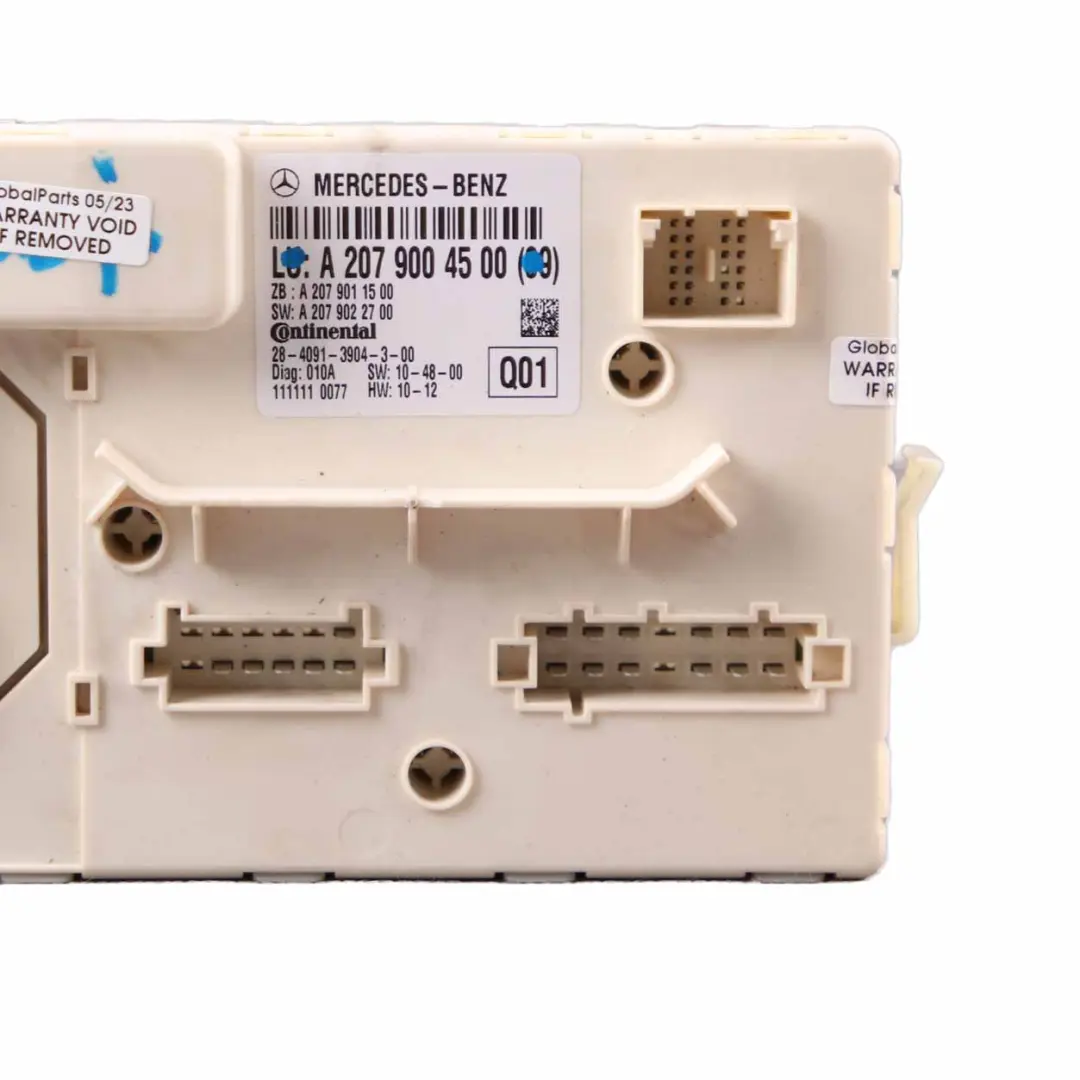 W207 A207 Modulo Tetto Apribile Unità Di Controllo per Mercedes con numero di parte A2079004500 Mercedes W207 A207 Modulo Tetto Apribile Unità Di Controllo - SKU A2079004500 - Numero di parte A2079004500