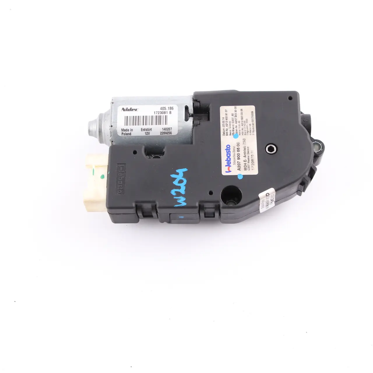 Mercedes W204 W207 W212 Unidad De Control Del Techo Solar A2079006600