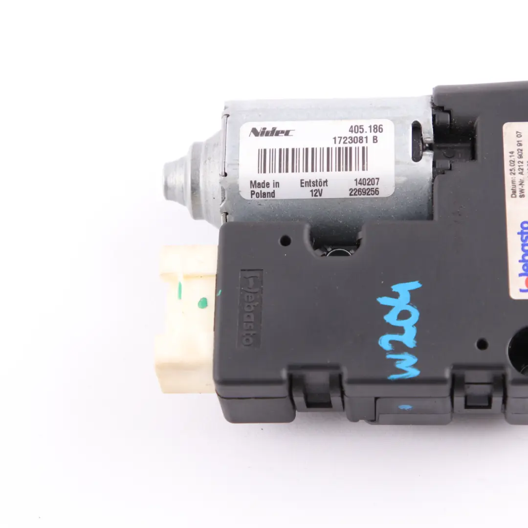 Sunroof Control Unit Mercedes W204 W207 W212 Sun Roof Motor Drive to with Part number A2079006600 Sunroof Control Unit Mercedes W204 W207 W212 Sun Roof Motor Drive - SKU A2079006600 - Part number A2079006600