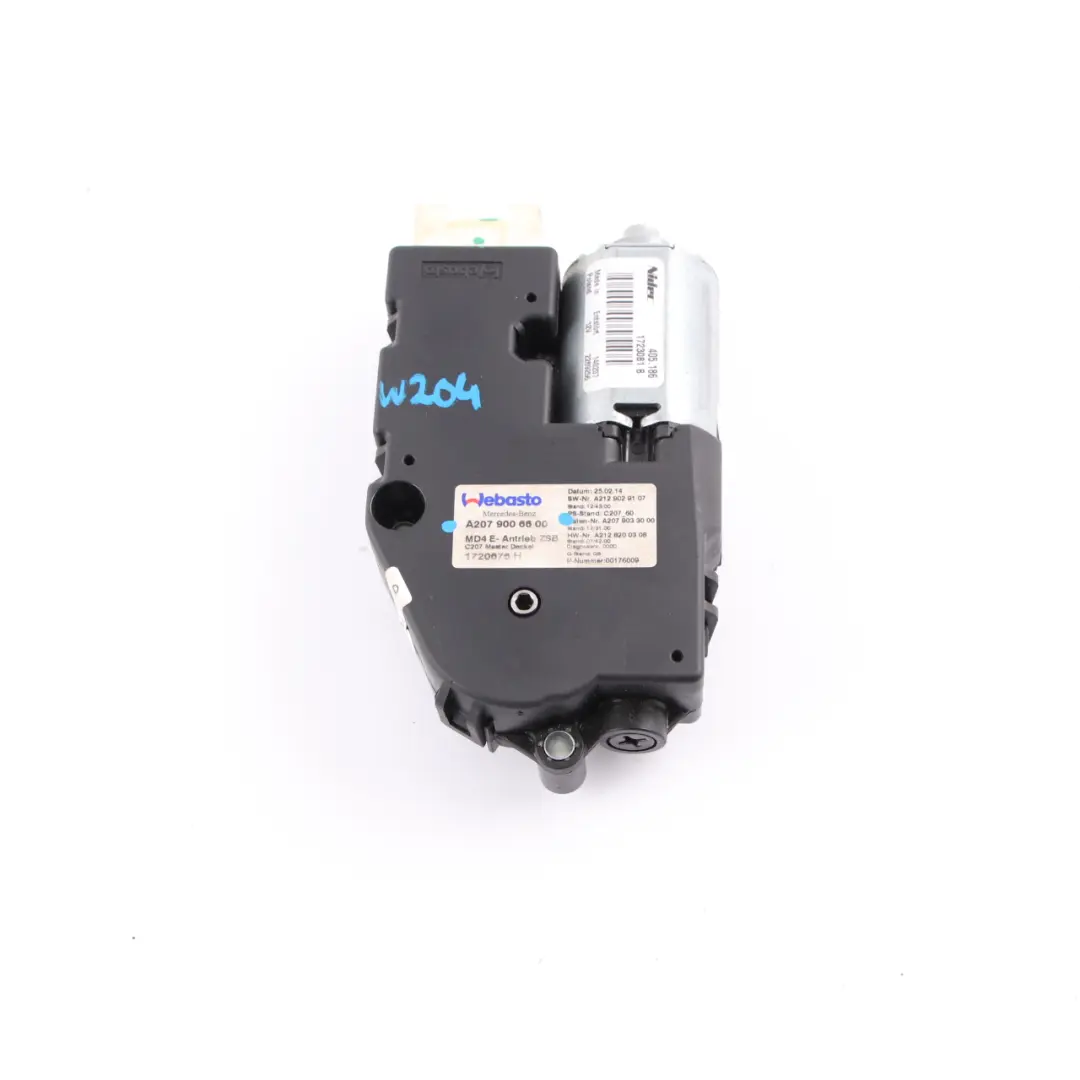  Sunroof Control Unit Mercedes W204 W207 W212 Sun Roof Motor Drive - SKU A2079006600 - Part number A2079006600