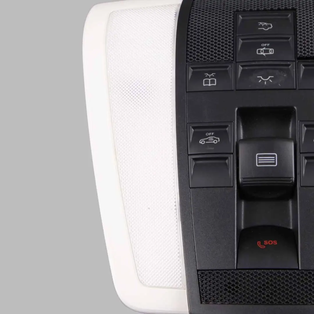 W207 Coupe Luz Techo Lectura Delantera Interruptor Negro para Mercedes con número de pieza A2079007700 Mercedes W207 Coupe Luz Techo Lectura Delantera Interruptor Negro - SKU A2079007700 - Número de pieza A2079007700