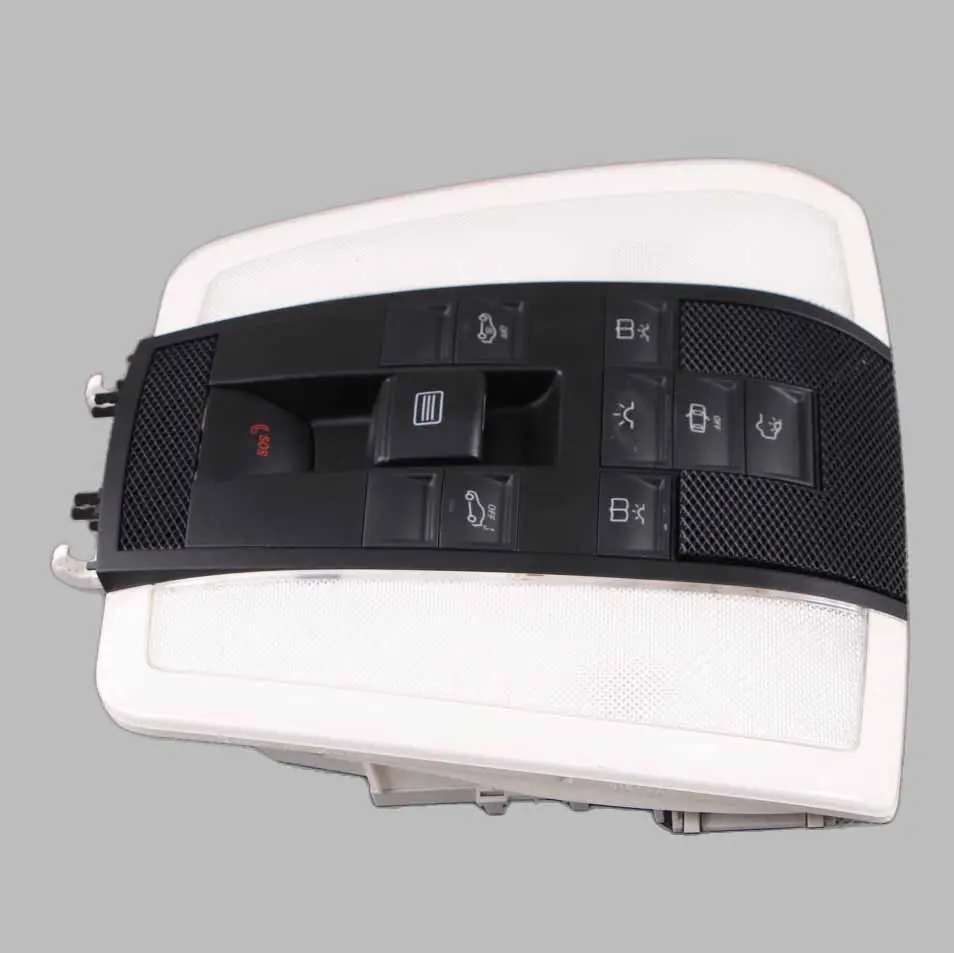 W207 Coupe Roof Light Front Reading Lamp Switch Unit Black to Mercedes with Part number A2079007700 Mercedes W207 Coupe Roof Light Front Reading Lamp Switch Unit Black - SKU A2079007700 - Part number A2079007700