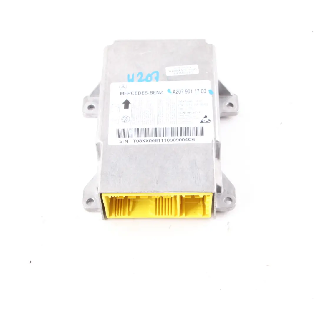 Module Airbag Mercedes W204 W207 Calculateur SRS ECU pour à propos du numéro de pièce A2079011700 Module Airbag Mercedes W204 W207 Calculateur SRS ECU - SKU A2079011700 - Numéro de pièce A2079011700