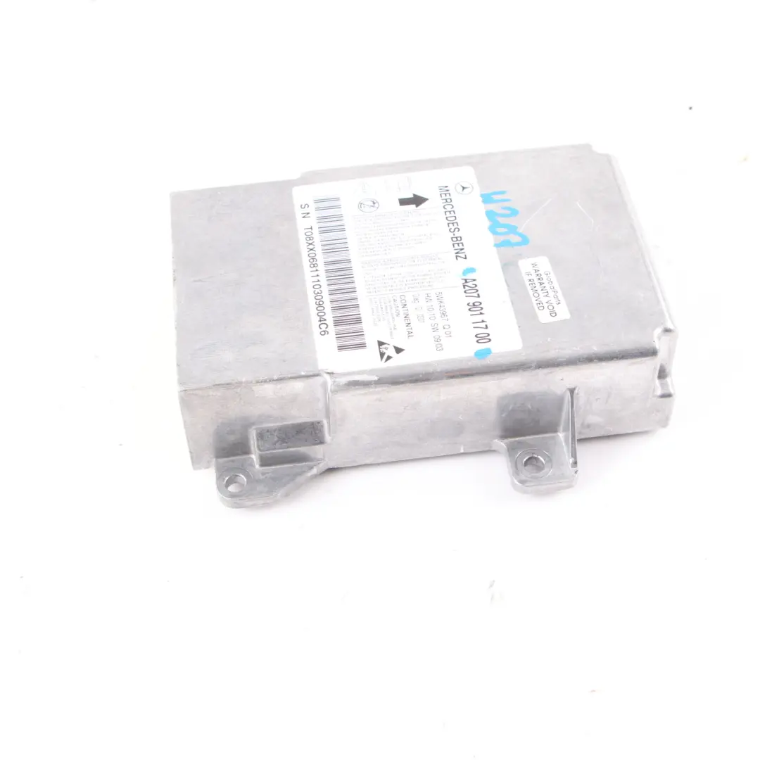  Airbag Modul Mercedes W204 W207 SRS Steuergerät ECU - SKU A2079011700 - Teilenummer A2079011700