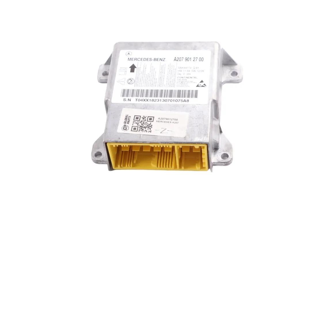 Mercedes A207 Cabriolet Renfort de toit Module Airbag - SKU A2079012700 - Numéro de pièce A2079012700