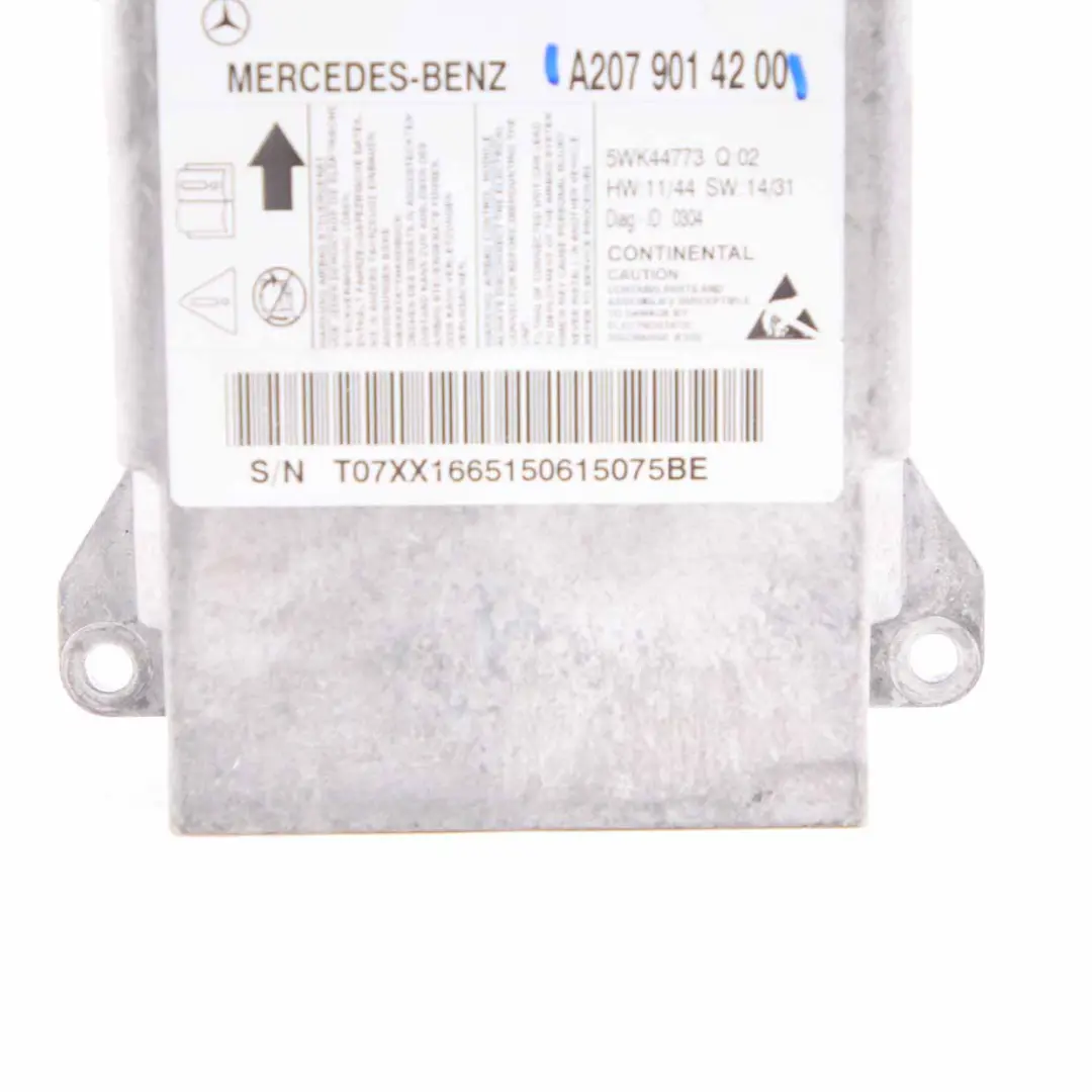  Modulo Air Mercedes W207 C207 Coupe Air SRS Unidad de Control ECU - SKU A2079014200 - Número de pieza A2079014200