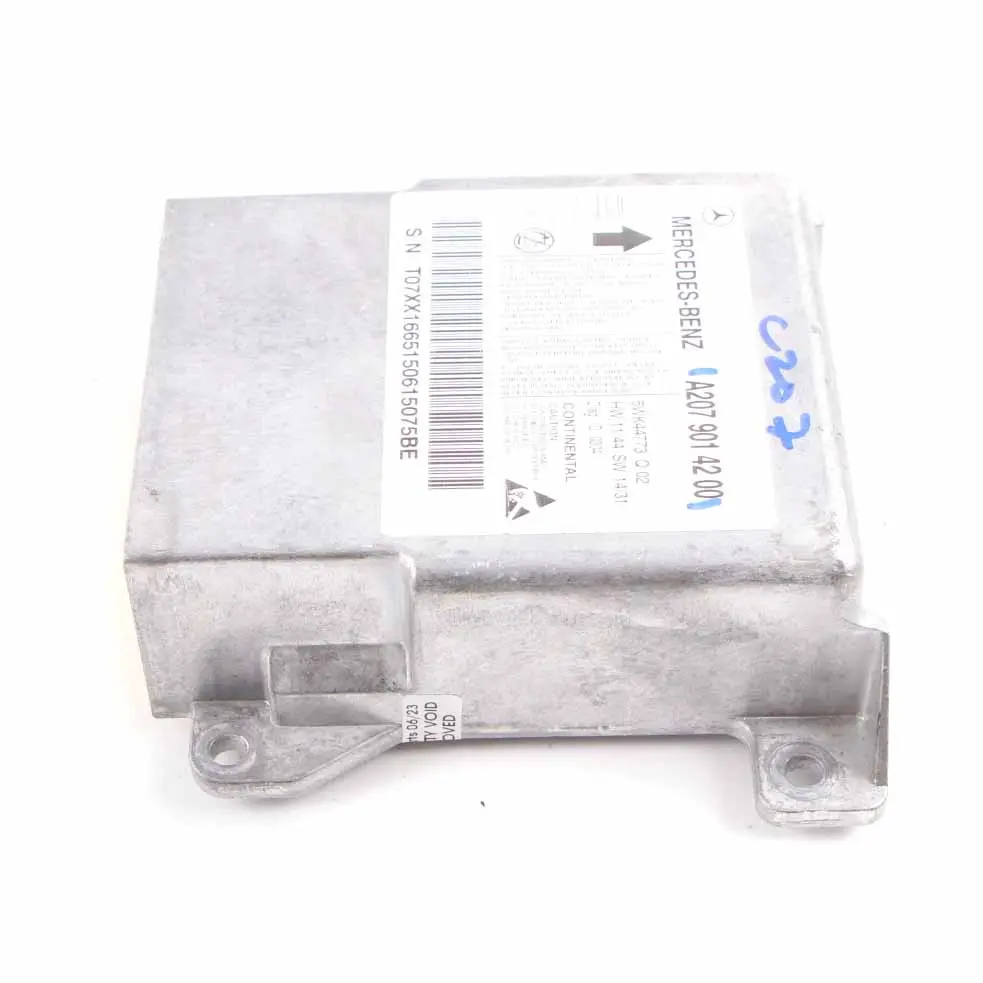  Module Air module Mercedes W207 C207 Coupe Air SRS Control Unit ECU - SKU A2079014200 - Numéro de pièce A2079014200