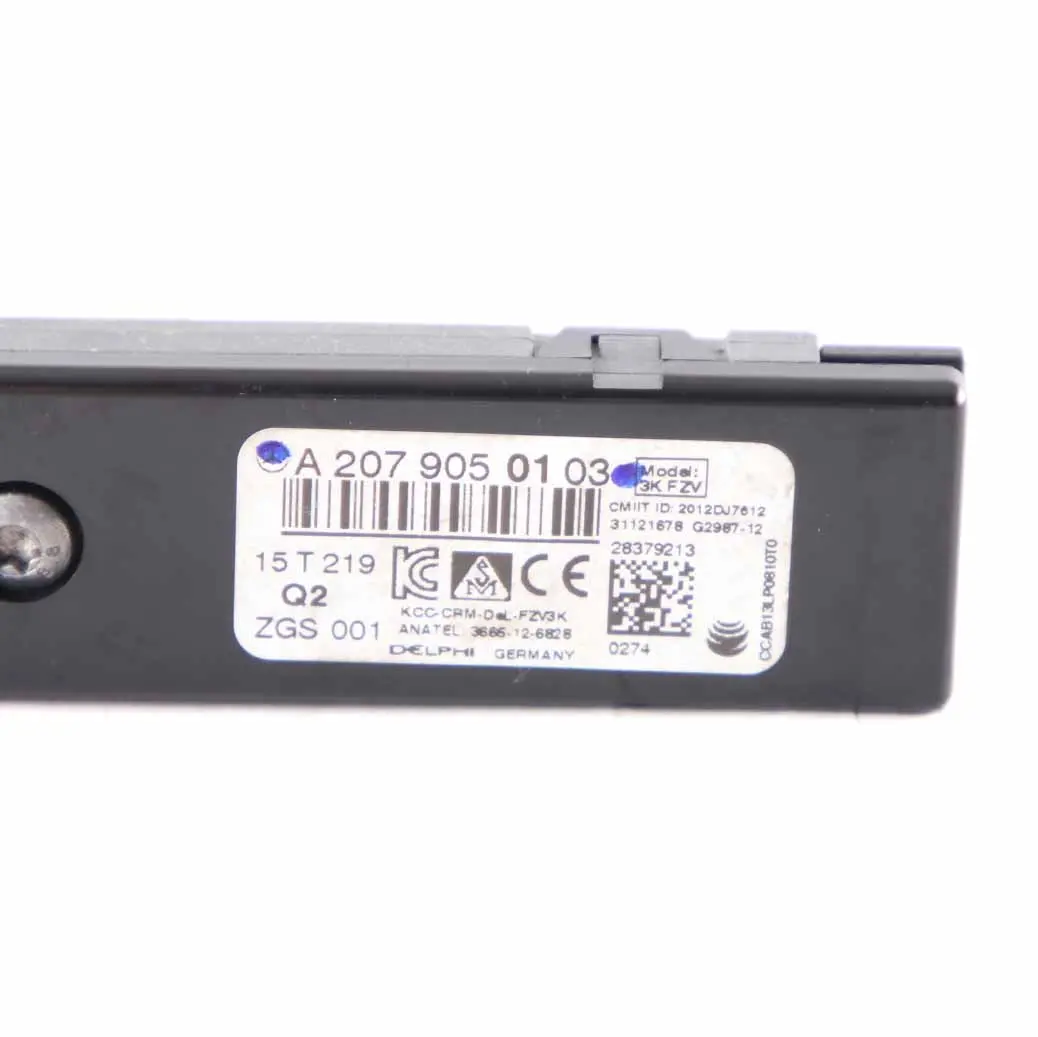 W207 C207 Coupe Wzmacniacz Antenowy Odbiornik do Mercedes o numerze A2079050103 Mercedes W207 C207 Coupe Wzmacniacz Antenowy Odbiornik - SKU A2079050103 - Numer Części A2079050103