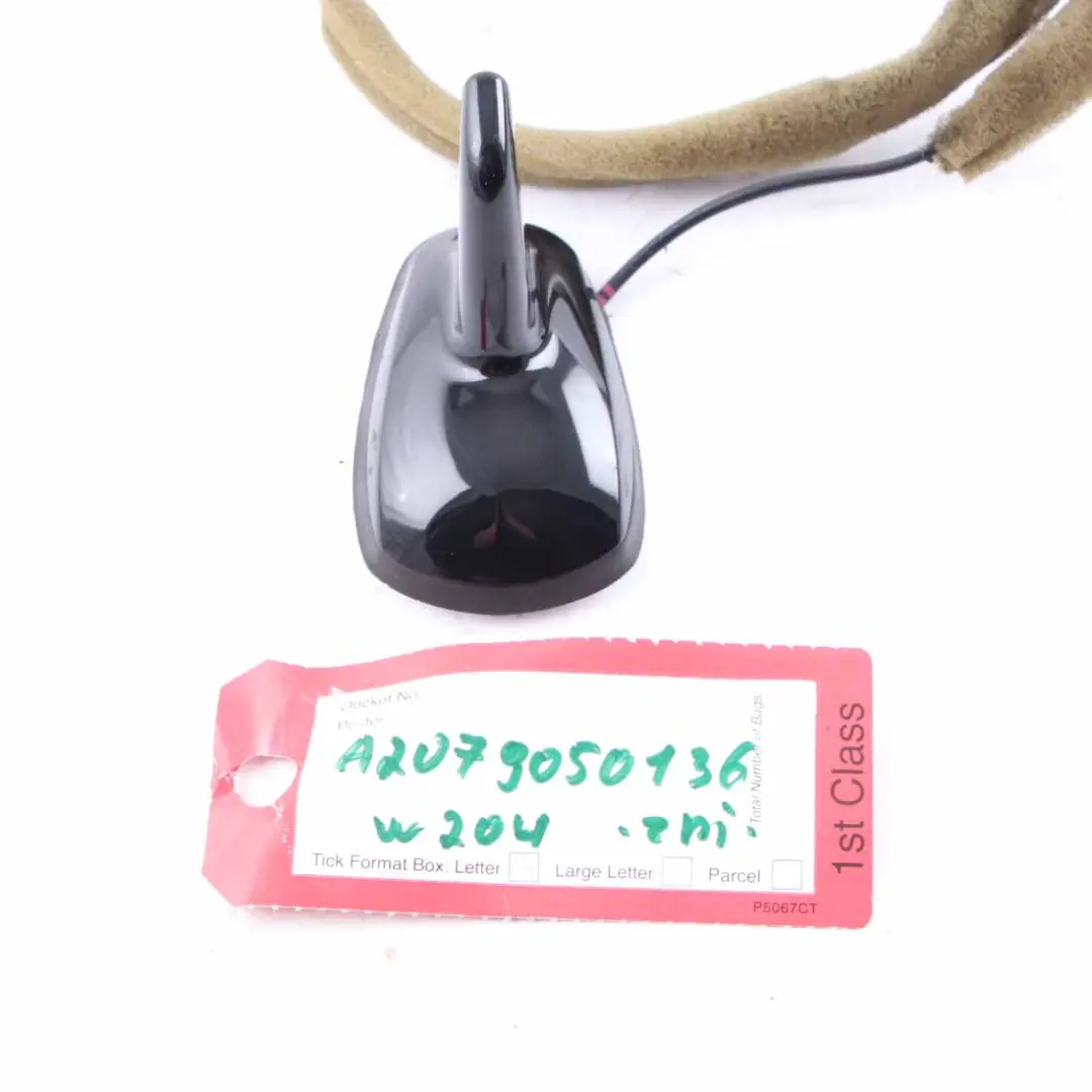 Roof Antenna Aerial Shark Fin Top Black to Mercedes C204 C207 with Part number A2079050136 Mercedes C204 C207 Roof Antenna Aerial Shark Fin Top Black - SKU A2079050136 - Part number A2079050136