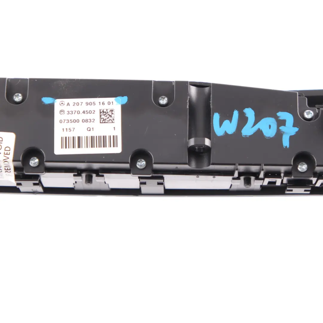 Switch Panel Mercedes W207 C207 Centre Console Dash PDC Heated Unit to with Part number A2079051601 Switch Panel Mercedes W207 C207 Centre Console Dash PDC Heated Unit - SKU A2079051601 - Part number A2079051601