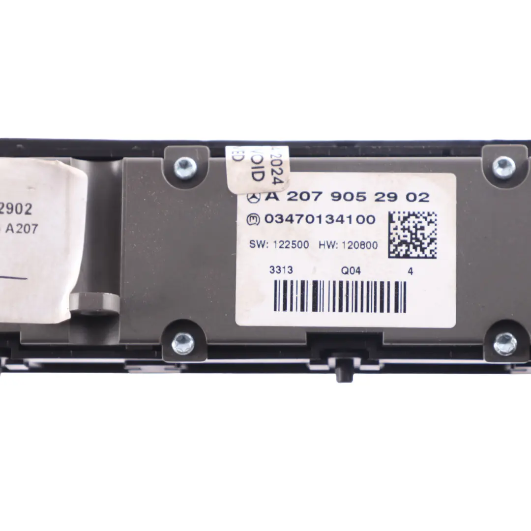 Mercedes A207 Panel Sterowania Fotelem - SKU A2079052902 - Numer Części A2079052902