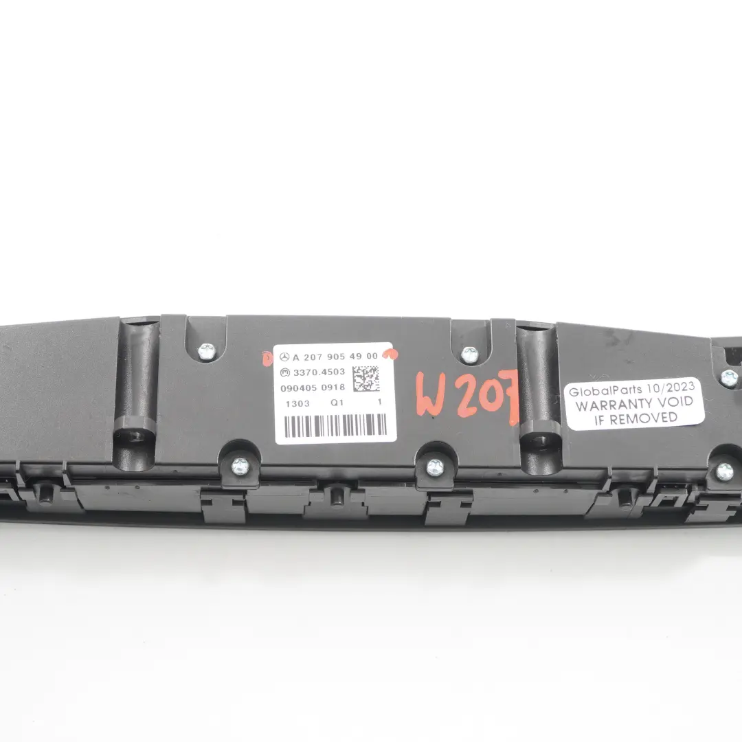 Mercedes W207 Panneau de Commandes Sièges Chauffants PDC ECO Unit - SKU A2079054900 - Numéro de pièce A2079054900