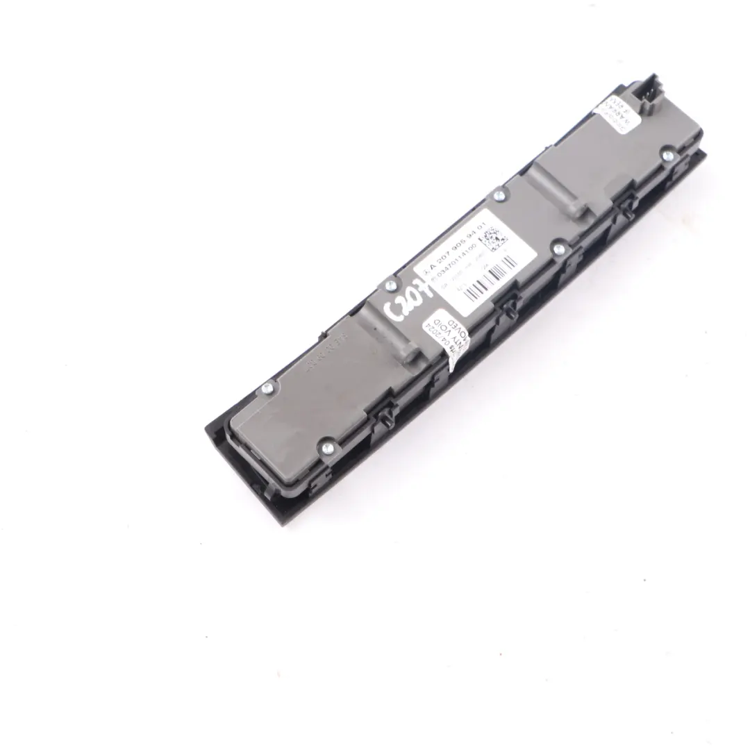 Center Hazard Warning Control Switch Panel to Mercedes C207 with Part number A2079059401 Mercedes C207 Center Hazard Warning Control Switch Panel - SKU A2079059401 - Part number A2079059401