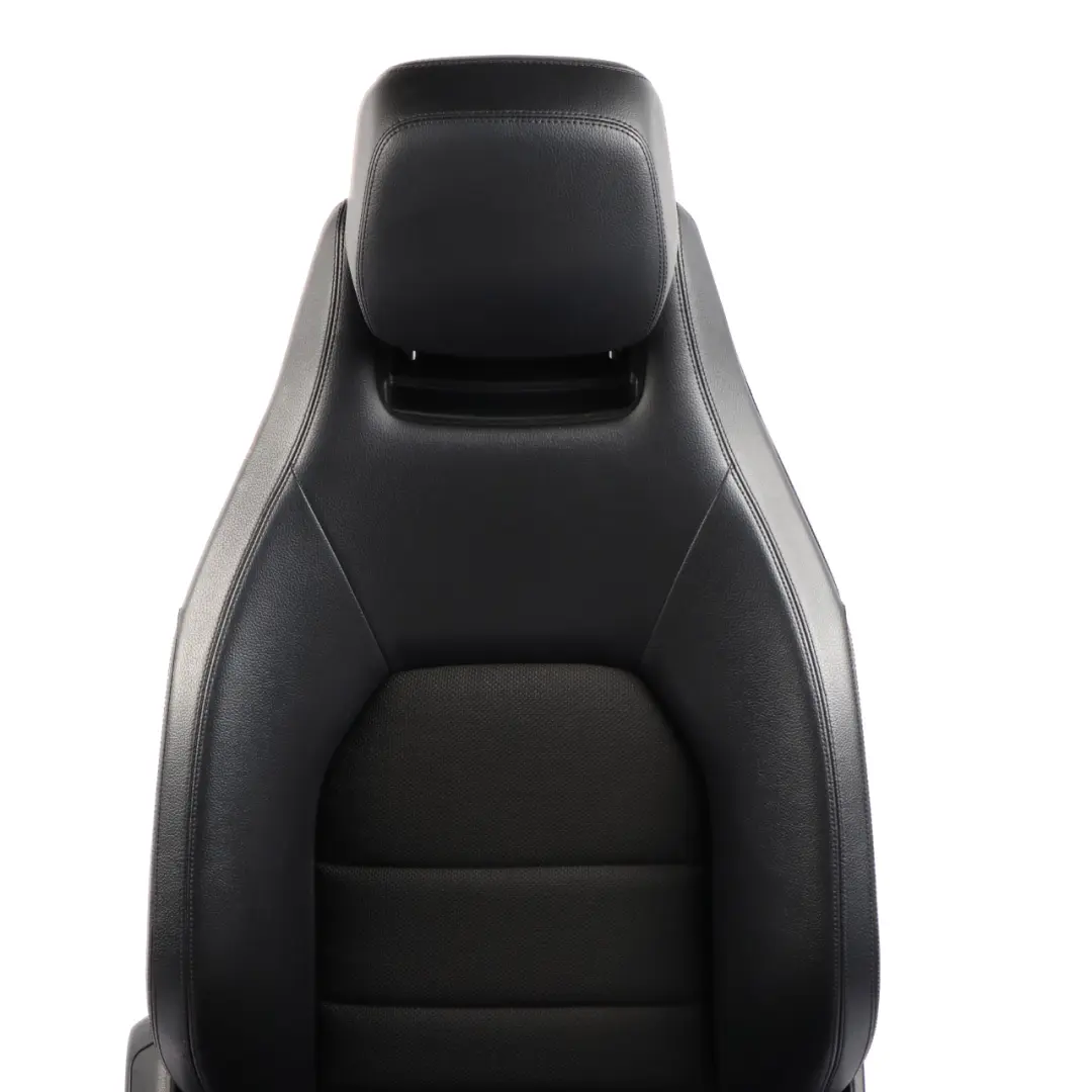  Front Seat Mercedes C204 C207 A207 Leather Cloth Black Heated Electric Right O/S - SKU A2079100947-2 - Part number A2079100947