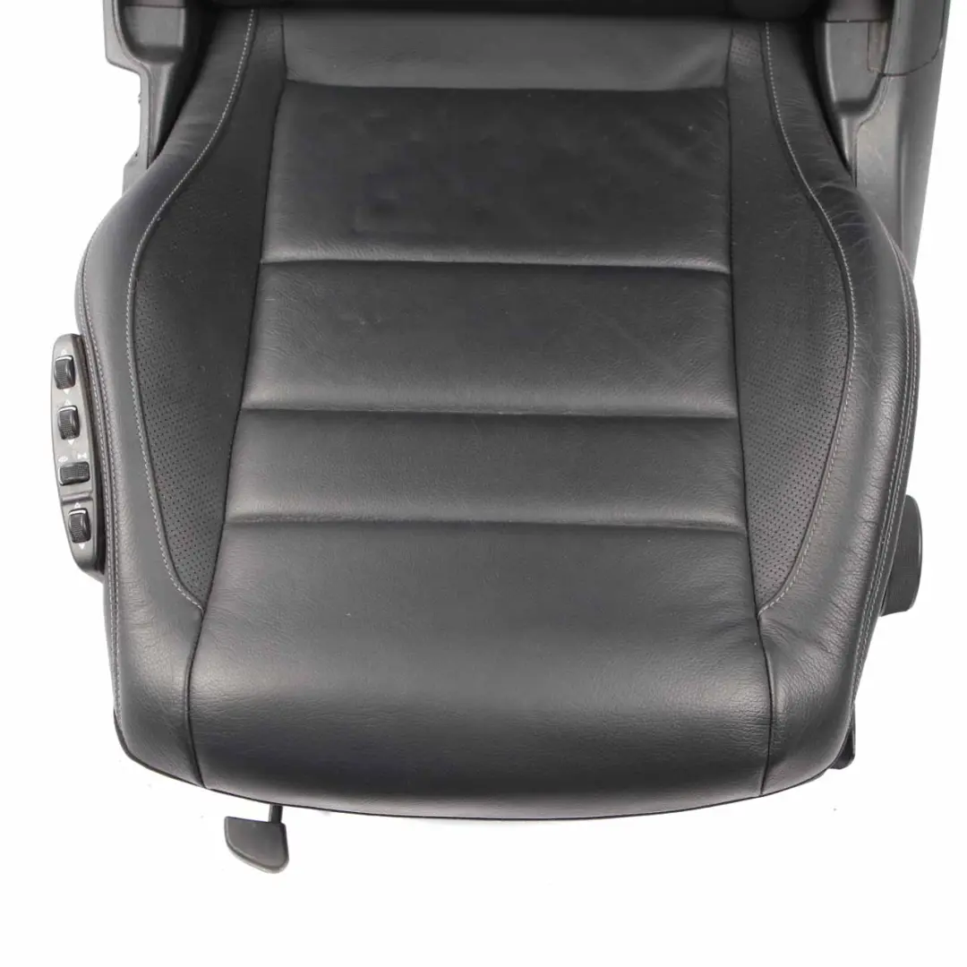  Front Seat Mercedes C204 C207 A207 Leather Black Heated Electric Left N/S - SKU A2079101005-2 - Part number A2079101005