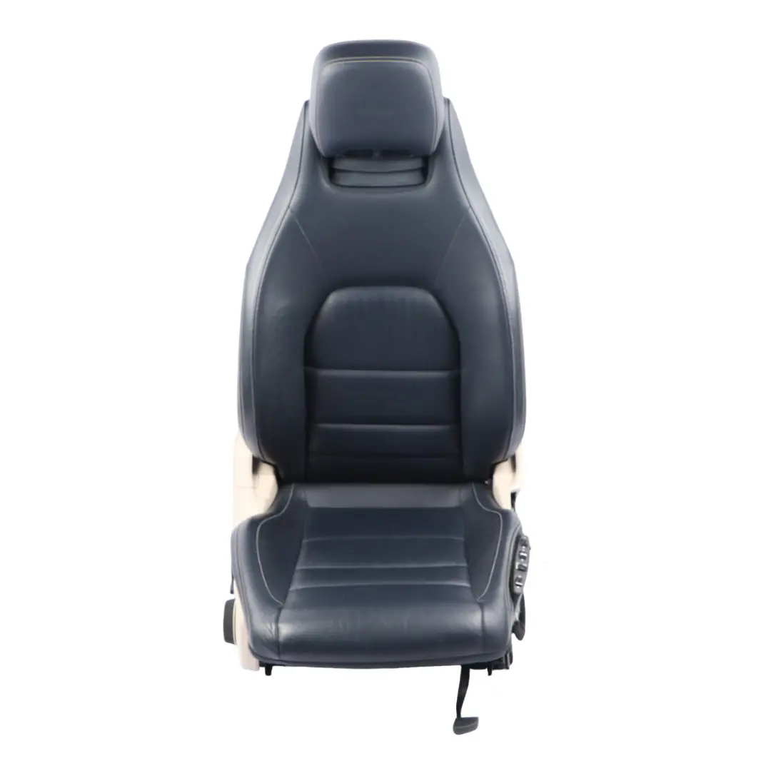  Front Seat Mercedes C204 C207 A207 Right O/S Leather Blue Heated Electric - SKU A2079101005-3 - Part number A2079101005