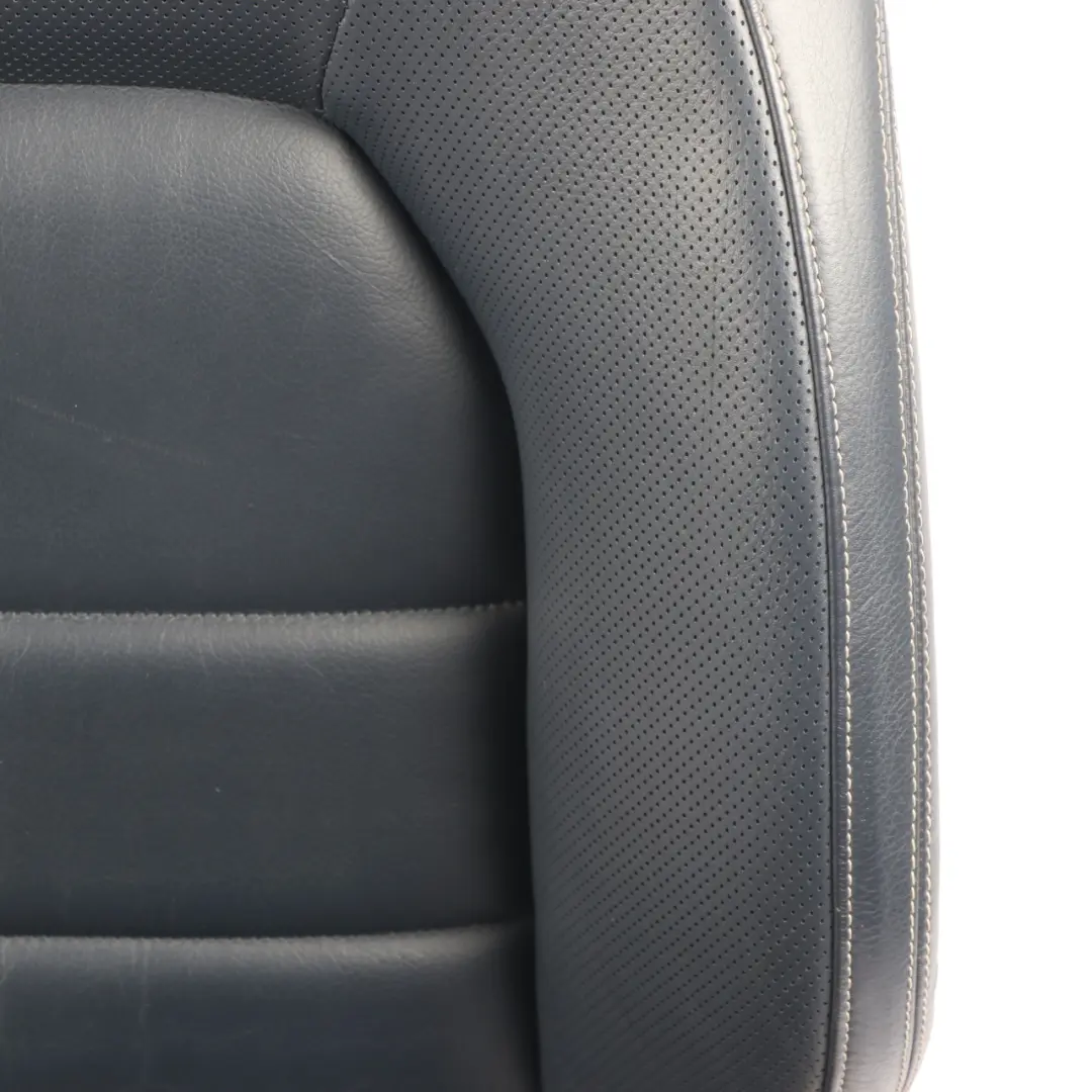  Front Seat Mercedes C204 C207 A207 Left N/S Leather Blue Heated Electric - SKU A2079101005-4 - Part number A2079101005