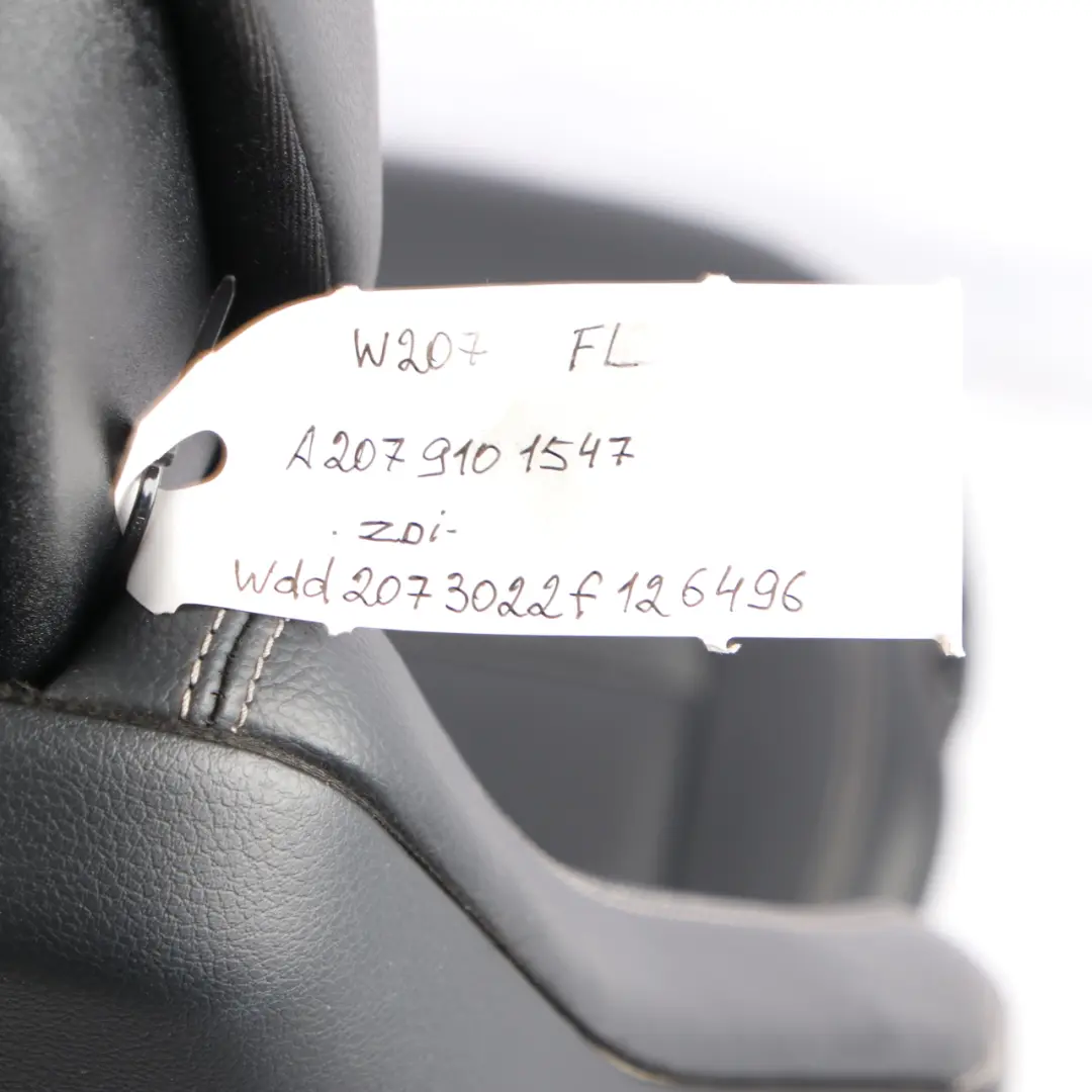  Siège Avant Mercedes W207 A207 Coupé Gauche Chauffant Cuir Noir Multicontour - SKU A2079101547 - Numéro de pièce A2079101547