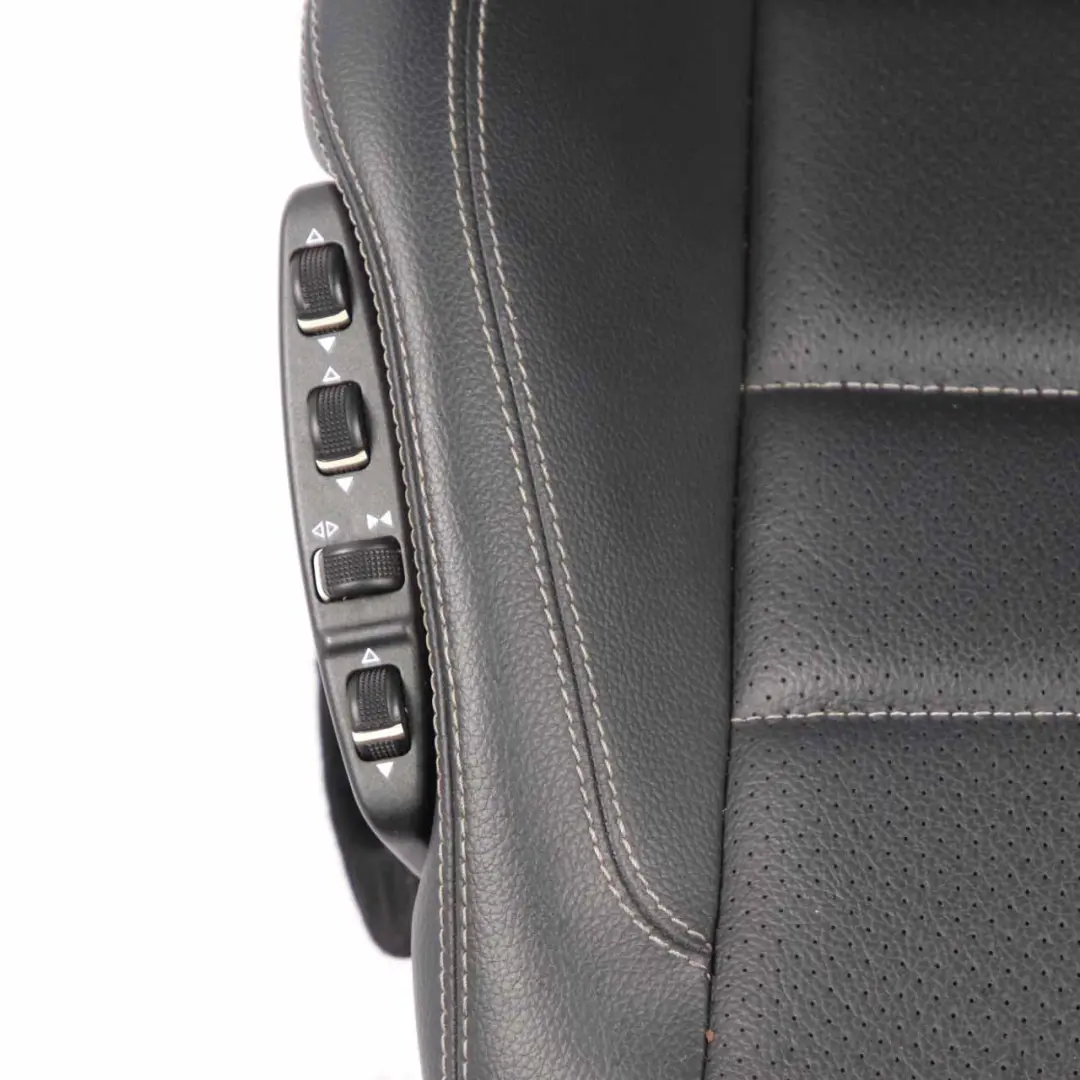  Siège Avant Mercedes W207 A207 Coupé Gauche Chauffant Cuir Noir Multicontour - SKU A2079101547 - Numéro de pièce A2079101547