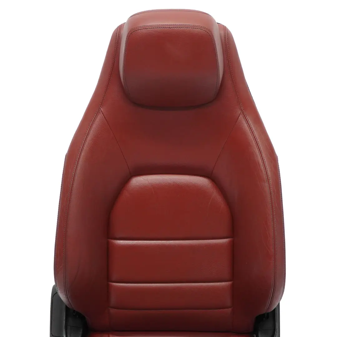 Front Seat Mercedes C204 C207 Right O/S Leather Red Rendezvous  - SKU A2079101747-12 - Part number A2079101747