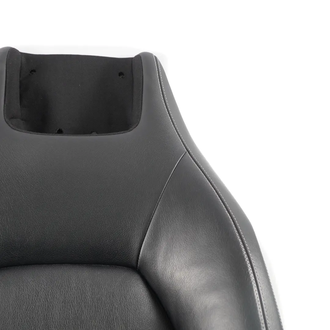 W207 Front Seat Backrest Heated Left Right N/O/S Cover Black Leather to Mercedes with Part number A2079101747 Mercedes W207 Front Seat Backrest Heated Left Right N/O/S Cover Black Leather - SKU A2079101747-15 - Part number A2079101747